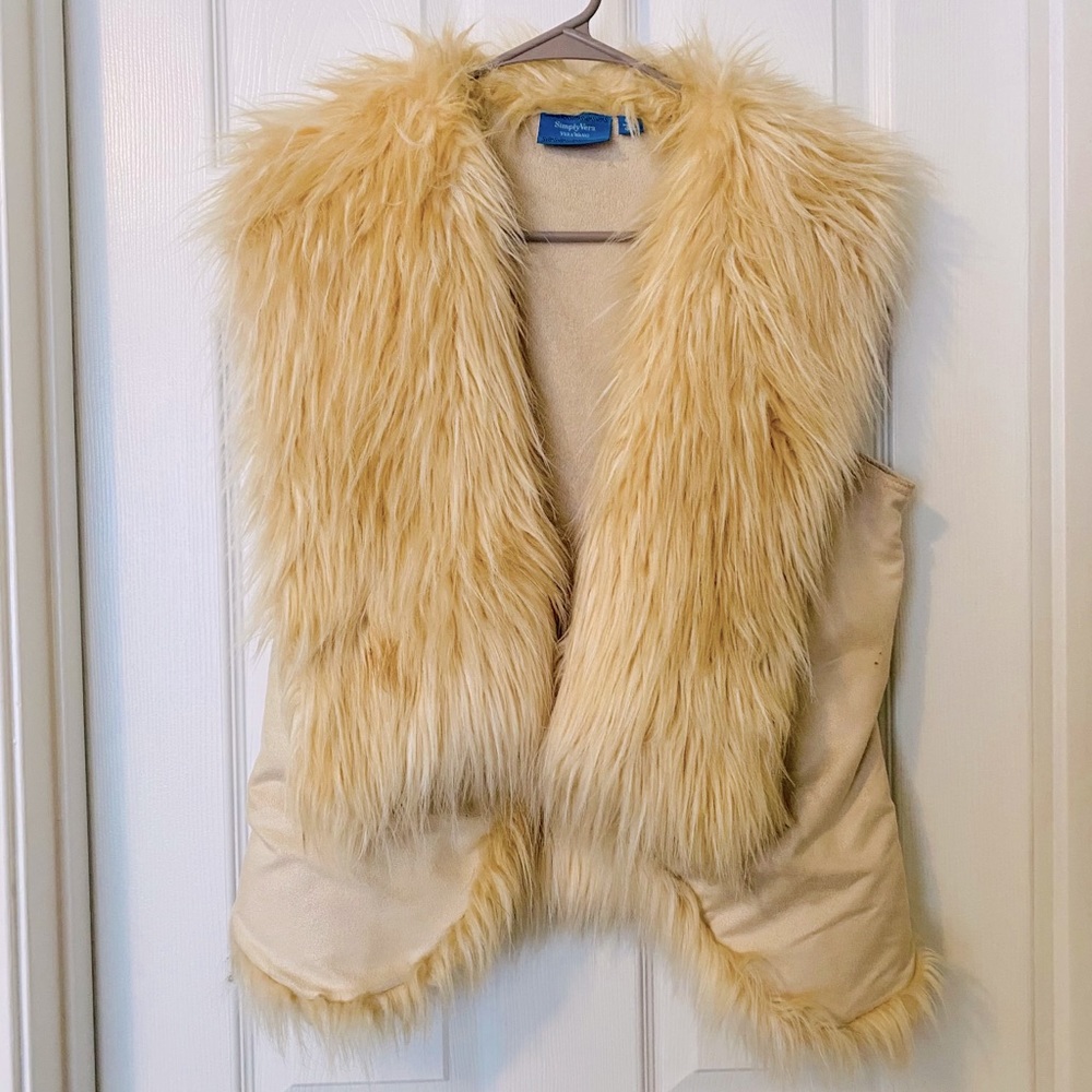 Furry vest (not real fur)